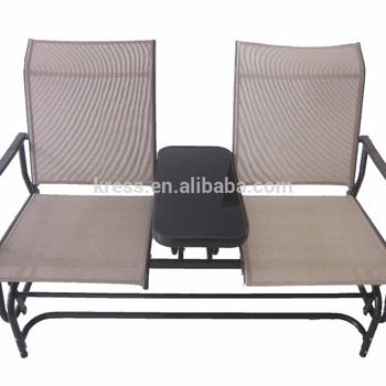 Sundale Outdoor 2 Person Glider Bench Chair Patio Porch Swing With Rocker –  Buy 2 Person Glider Chair,ourdoor Glider Bench Chair,glider Porch Swing With Regard To Outdoor Patio Swing Glider Bench Chairs (View 4 of 20)