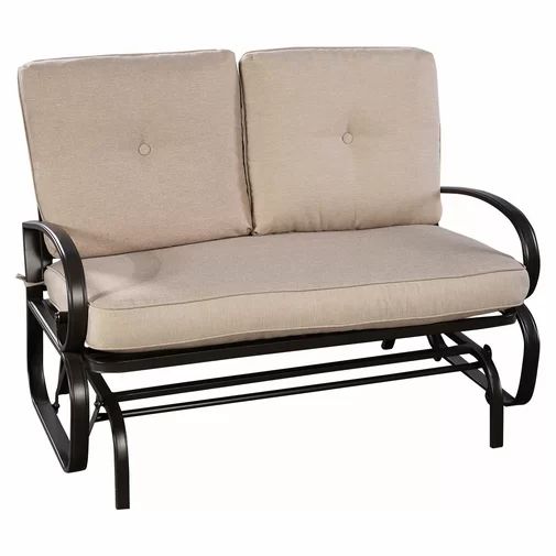 Suniga Rocking Bench With Cushions In 2019 | Patio Cushions For Rocking Glider Benches With Cushions (Photo 9 of 20)