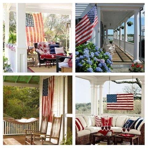 The Perfect Porch: An American Flag | Home Decor | Home For American Flag Porch Swings (Photo 6 of 20)