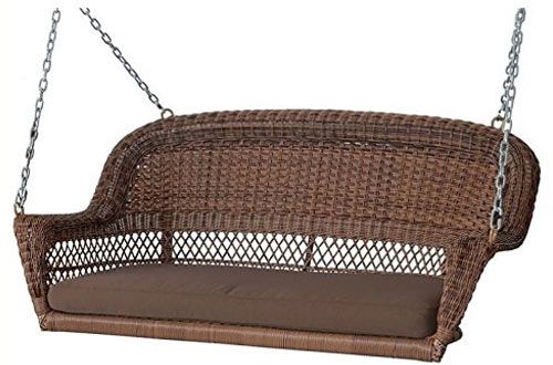 Top 10 Best Wicker Porch Swings For Outdoors & Garden Inside Wicker Glider Outdoor Porch Swings With Stand (Photo 13 of 20)