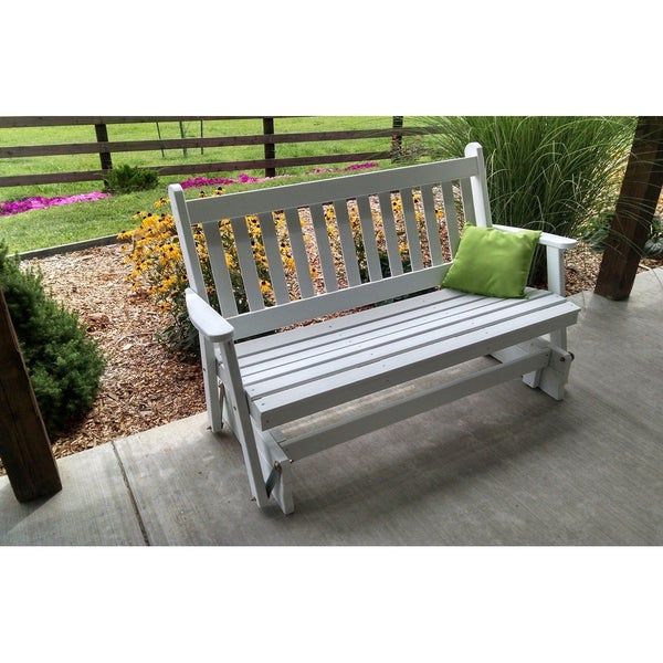 Top Product Reviews For Polywood® Traditional 48" Outdoor Inside Traditional Glider Benches (Photo 17 of 20)