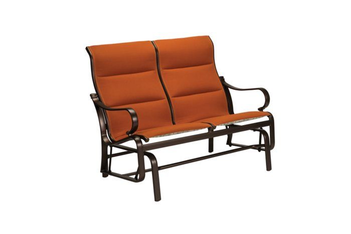 Torino Padded Sling Double Glider High Back – Hauser's Patio Intended For Sling Double Glider Benches (View 19 of 20)