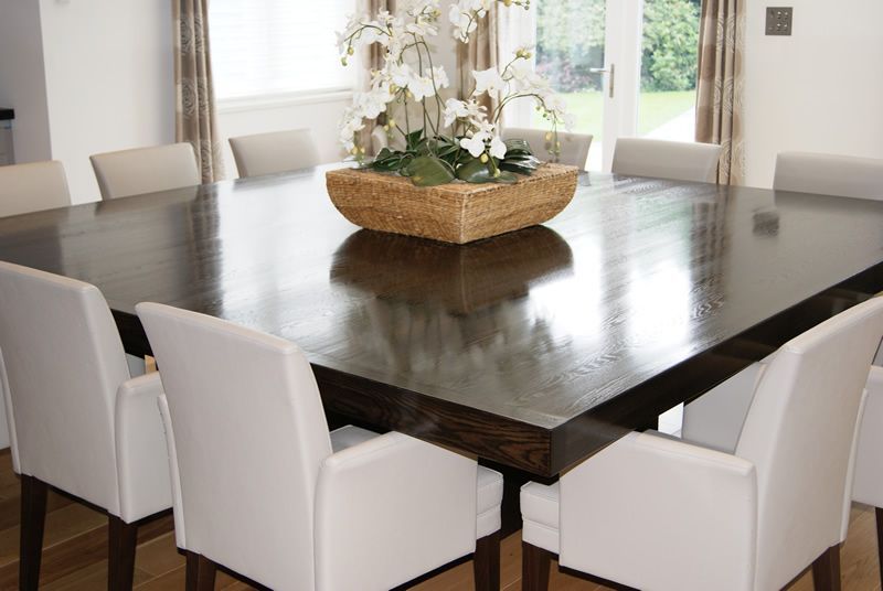 Transitional 4 Seating Square Casual Dining Tables Intended For Favorite Simple Of 12 Seater Square Dining Table Dining Room Table (Photo 3 of 20)