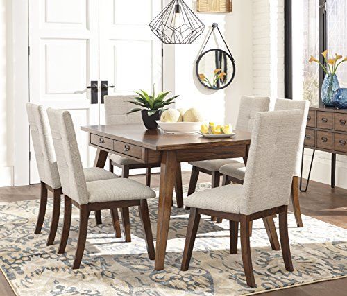 Transitional Driftwood Casual Dining Tables Regarding Latest Centior Casual Two Tone Brown Color Wood Dinging Room Set (View 5 of 20)