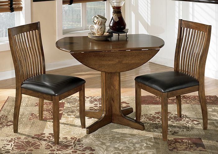 Transitional Drop Leaf Casual Dining Tables Pertaining To Most Current This Is It Furniture Stuman Round Drop Leaf Table & 2 Side (View 15 of 20)
