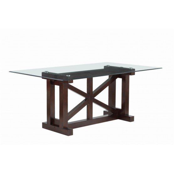 Transitional Rectangular Dining Tables Regarding 2020 Salema Transitional Rectangular Dining Table (View 7 of 20)