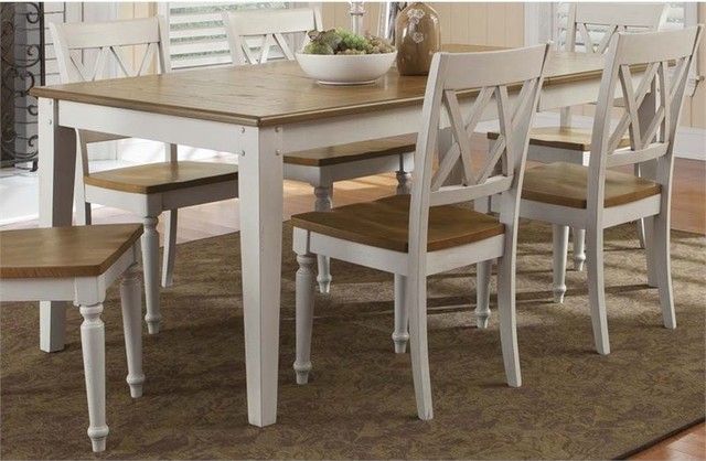 Trendy Liberty Furniture Al Fresco Iii Dining Table, Driftwood And Within Transitional Driftwood Casual Dining Tables (Photo 4 of 20)