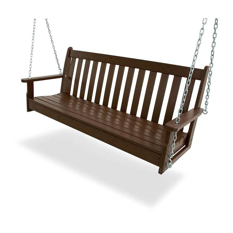 Vineyard 60in Swing Bench | Porch Swing, Classic Outdoor In Vineyard Porch Swings (Photo 1 of 20)