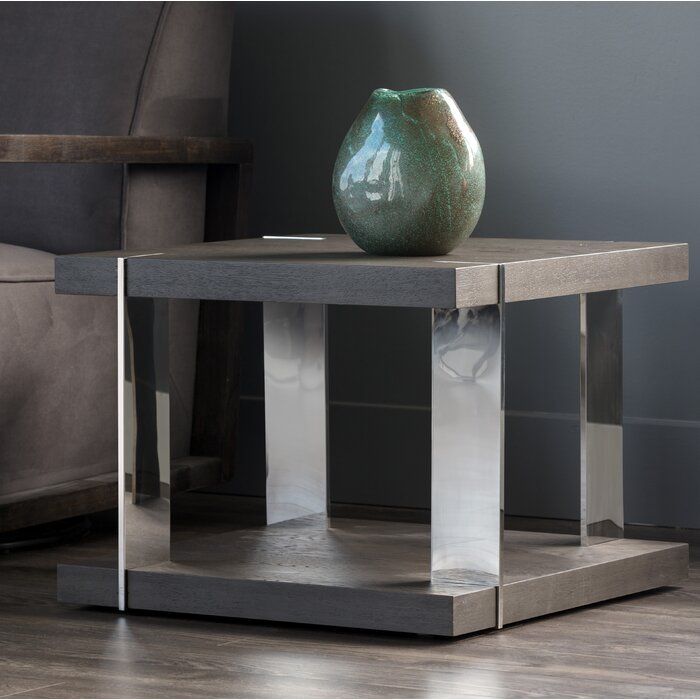 Well Known Artefac Contemporary Casual Dining Tables With Regard To Carmella Oak End Table (View 15 of 20)