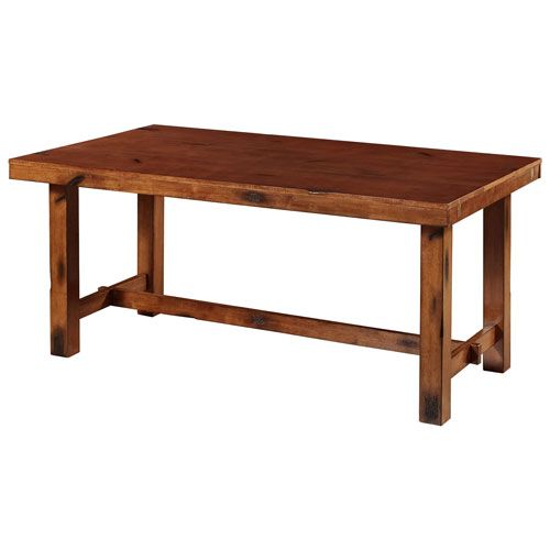 Well Known Winmoor Home Rustic Country 8 Seating Casual Dining Table – Dark Oak For Rustic Country 8 Seating Casual Dining Tables (Photo 1 of 20)