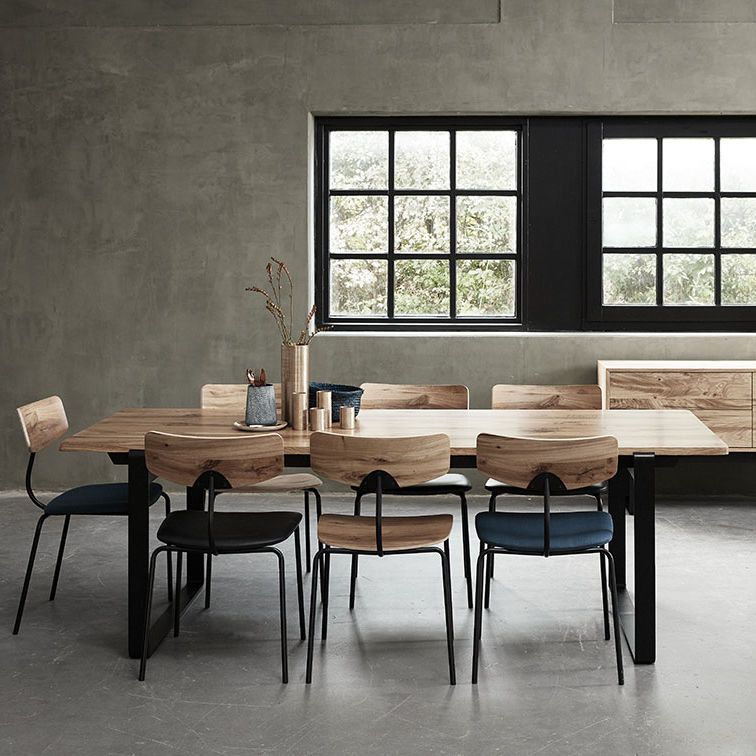 Well Liked 8 Seater Wood Contemporary Dining Tables With Extension Leaf Throughout Contemporary Dining Table / Wooden / Rectangular / Extending (View 17 of 20)