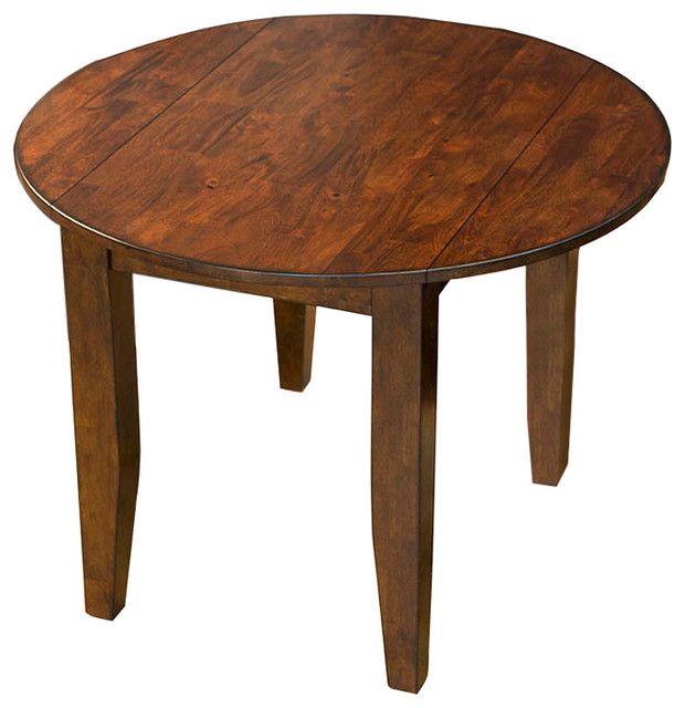 Well Liked Alamo Transitional 4 Seating Double Drop Leaf Round Casual Dining Tables For A America Mason 42" Round Drop Leaf Table (View 5 of 20)