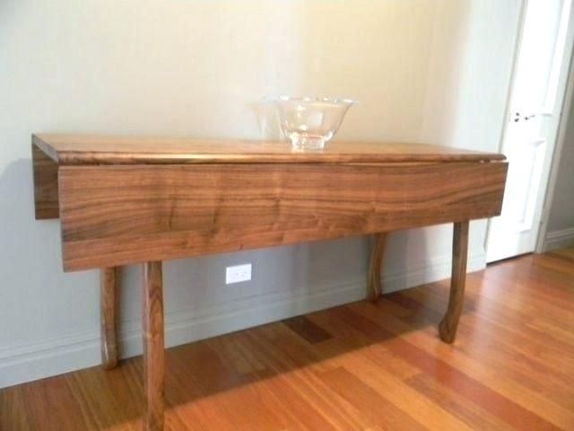 Well Liked Drop Side Dining Table Drop Down Leaf Table Dining Room Intended For Transitional Antique Walnut Drop Leaf Casual Dining Tables (View 14 of 20)