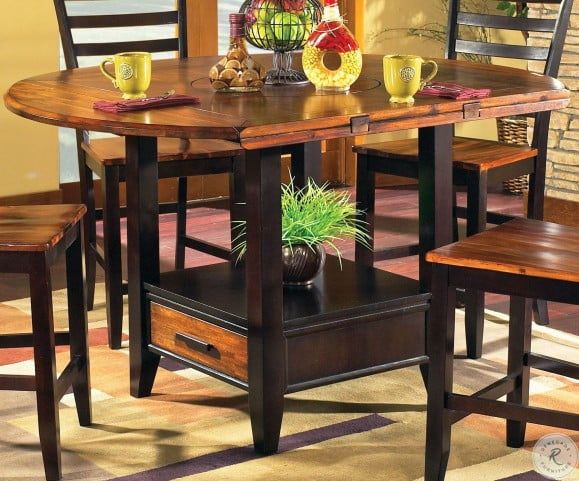 Widely Used Abaco Extendable Round Counter Height Dining Table In Transitional Drop Leaf Casual Dining Tables (View 16 of 20)