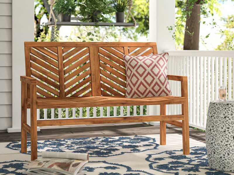 16 Deals From Wayfair And Birch Lane's Labor Day Sales In Alfon Wood Garden Benches (Photo 19 of 20)