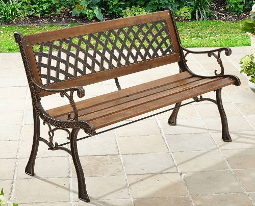 6 Of The Best Patio Metal Benches | In Michelle Metal Garden Benches (Photo 7 of 20)