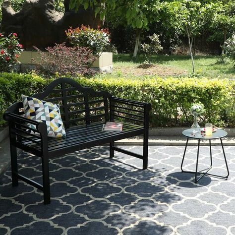 Alcott Hill® Ahana Wooden Garden Bench | Wayfair In 2020 Inside Ahana Wooden Garden Benches (View 6 of 20)