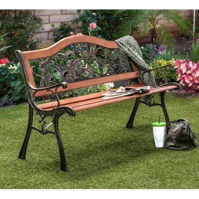 Blooming Iron Garden Bench | Outdoor Garden Bench, Garden Intended For Blooming Iron Garden Benches (Photo 9 of 20)