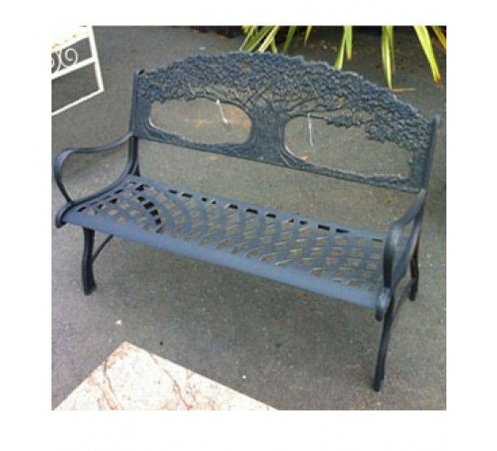 Cast Iron Tree Of Life Bench Pertaining To Tree Of Life Iron Garden Benches (Photo 3 of 20)
