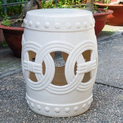 Charlton Home® Kilpatrick Feng Shui Ceramic Garden Stool With Weir Garden Stools (View 16 of 20)