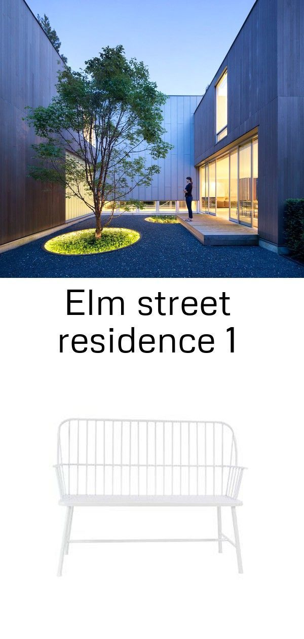 Elm Street Residence 1 | Garden Bench, Patio, Residences Inside Gehlert Traditional Patio Iron Garden Benches (Photo 16 of 20)