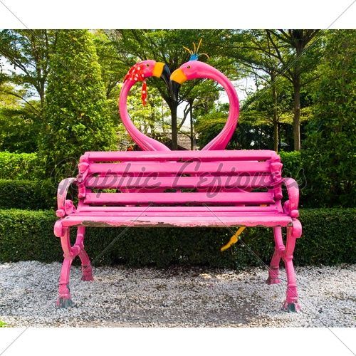 Flamingo Bench | Flamingo Decor, Fancy Flamingo, Flamingo Regarding Flamingo Metal Garden Benches (View 3 of 20)