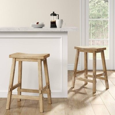 Halifax Farmhouse Wood Counter Stool Natural Wood Inside Harwich Ceramic Garden Stools (View 20 of 20)