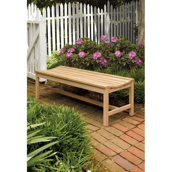 Harpersfield Backless Picnic Bench With Harpersfield Wooden Garden Benches (View 7 of 20)