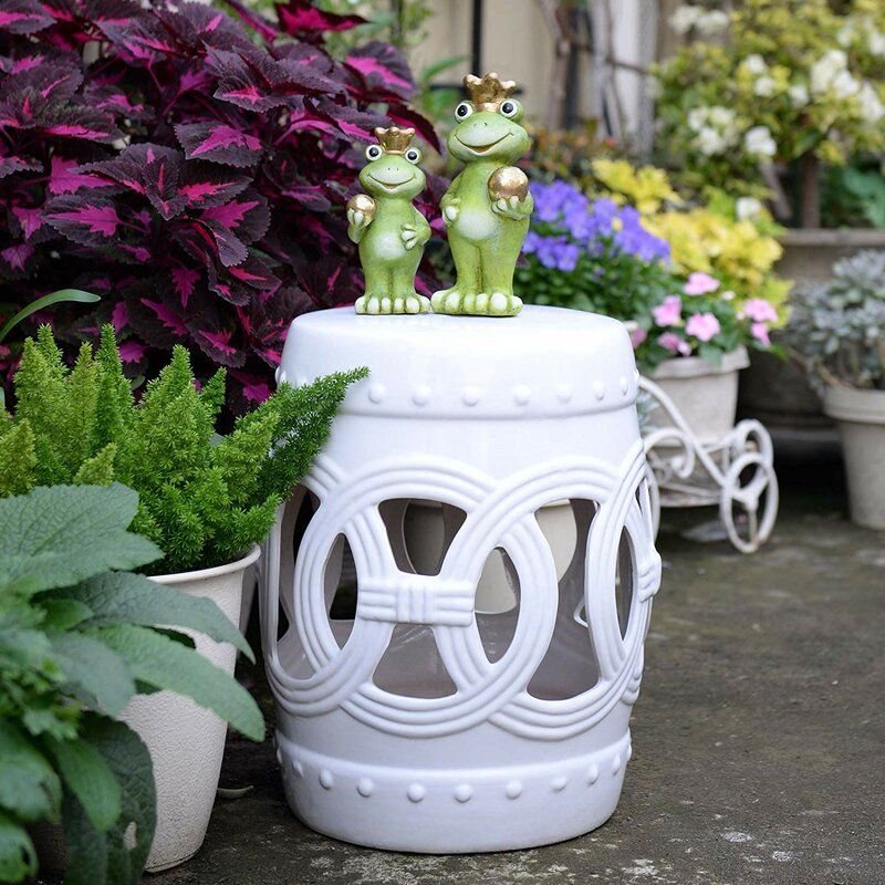 Harwich Ceramic Garden Stool For Harwich Ceramic Garden Stools (View 9 of 20)