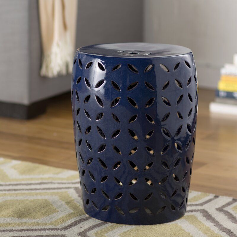 Hermione Accent Stool Intended For Beckemeyer Ceramic Garden Stools (View 8 of 20)