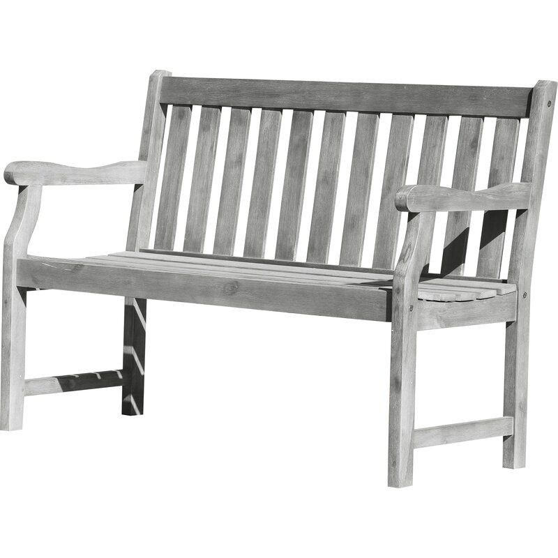 Manchester Solid Wood Garden Bench Intended For Manchester Solid Wood Garden Benches (Photo 1 of 20)