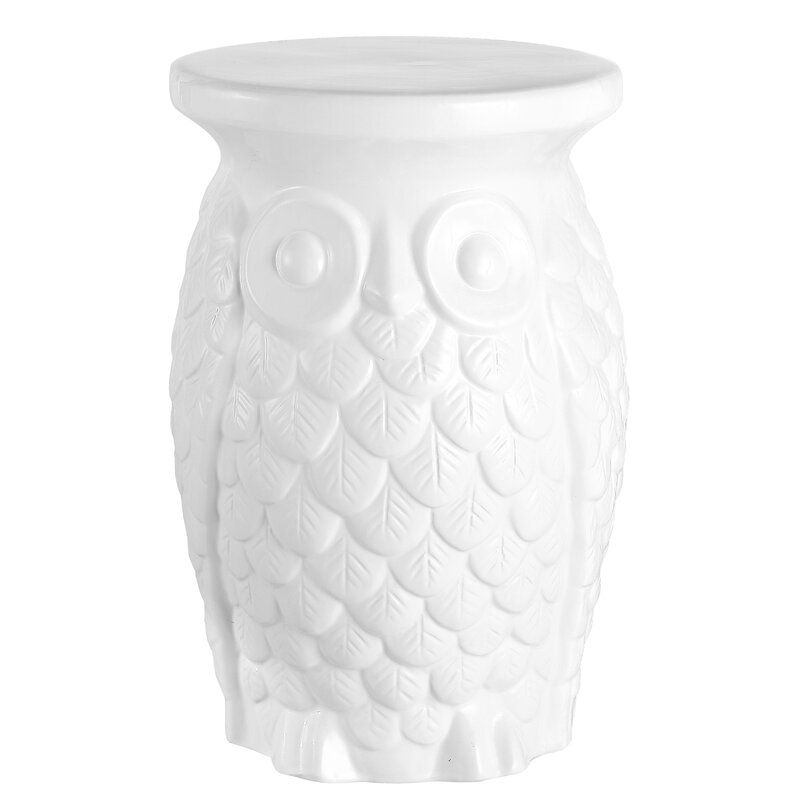 Middlet Owl Ceramic Garden Stool With Regard To Middlet Owl Ceramic Garden Stools (Photo 1 of 20)