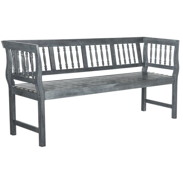 Millard Wood Bench | Wood Bench Outdoor, Outdoor Bench, Wood For Sibbi Glider Benches (Photo 17 of 20)