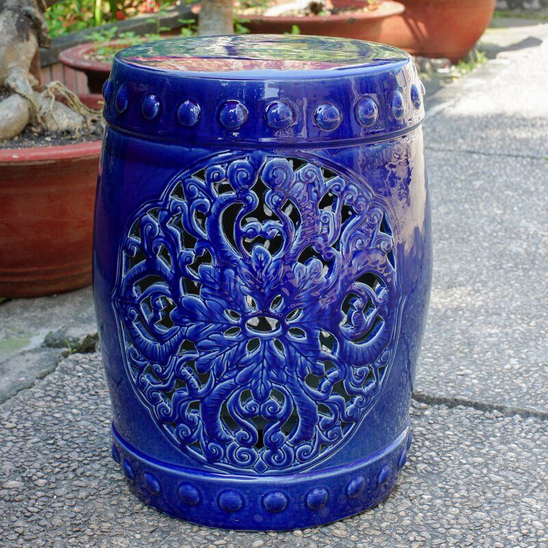 Nieto Ceramic Garden Stool Intended For Lavin Ceramic Garden Stools (View 13 of 20)