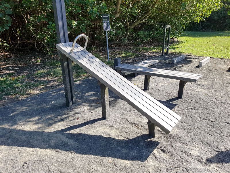 Norrie Job Park Outdoor Gym, Coolum Beach | Robinhood – The Intended For Norrie Metal Garden Benches (View 16 of 20)