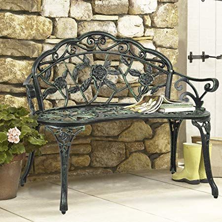 Pin On Best Charcoal Grill Reviews Throughout Montezuma Cast Aluminum Garden Benches (View 15 of 20)