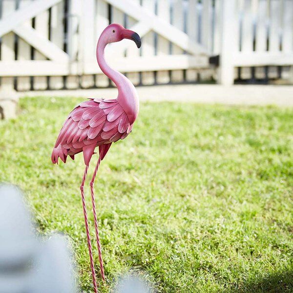 Pink Flamingo Outdoor Decor For Flamingo Metal Garden Benches (View 16 of 20)