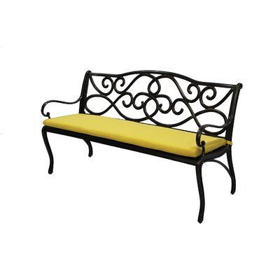 Pinpriscy On Backyard In 2020 | Sunbrella Bench Cushion For Caryn Colored Butterflies Metal Garden Benches (View 13 of 20)