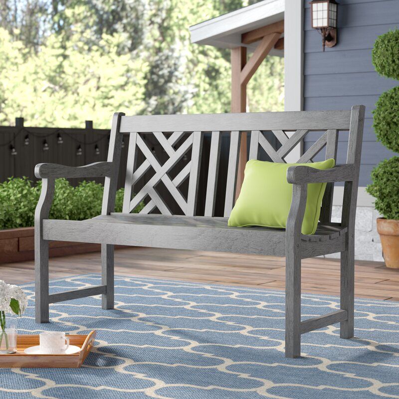 Shelbie Wooden Garden Bench For Shelbie Wooden Garden Benches (Photo 1 of 20)