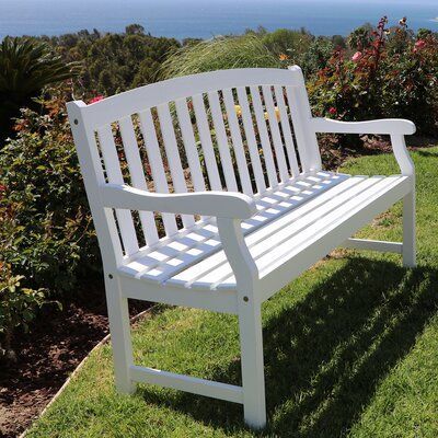 Sol 72 Outdoor™ Manchester Wooden Garden Bench | Wayfair In Intended For Manchester Solid Wood Garden Benches (Photo 6 of 20)