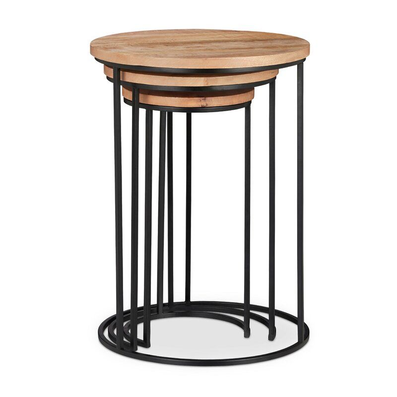Stanwood 3 Piece Nesting Tables Intended For Standwood Metal Garden Stools (Photo 7 of 20)
