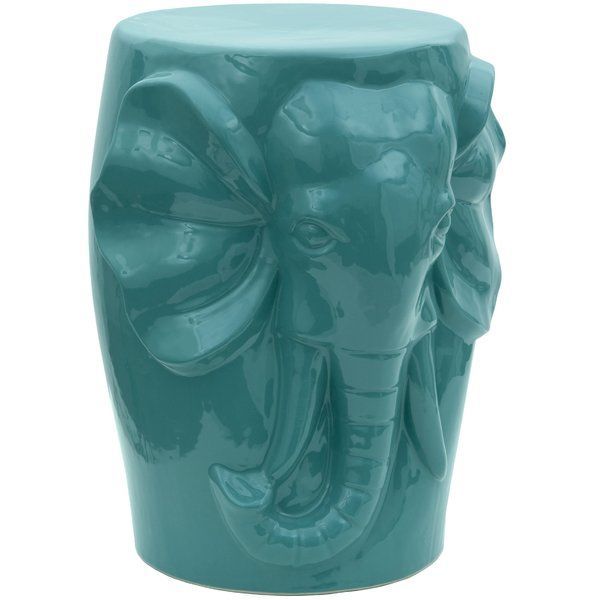 The Regal Form Of An Indian Elephant Is Sculpted On The Pertaining To Maci Tropical Birds Garden Stools (View 6 of 20)