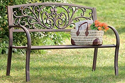 Top 10 Best Outdoor Garden Benches With Metal Frame Reviews With Regard To Blooming Iron Garden Benches (Photo 18 of 20)