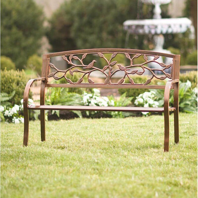 Featured Photo of 20 Collection of Tree of Life Iron Garden Benches