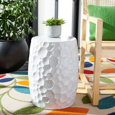 Unyay Ceramic Garden Stool With Wiese Cherry Blossom Ceramic Garden Stools (View 20 of 20)