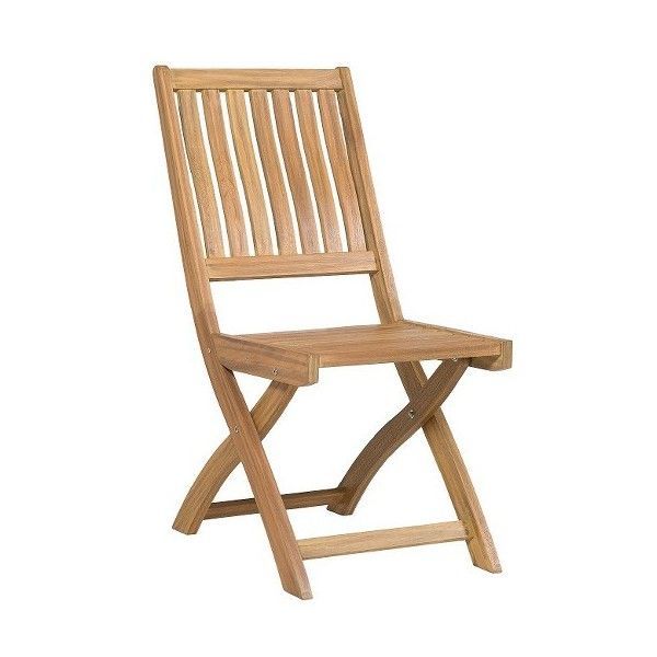 Wood Bistro Patio Chair – Threshold™ : Target ($25) ❤ Liked In Amabel Patio Diamond Wooden Garden Benches (Photo 13 of 20)