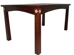 110" X 46" Mixed Wood Shaker Dining Room Table Pertaining To Popular Nazan 46'' Dining Tables (View 16 of 20)