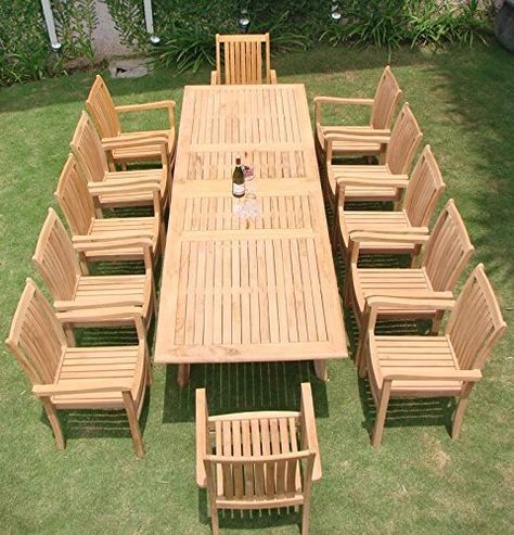 2020 Aulbrey Butterfly Leaf Teak Solid Wood Trestle Dining Tables Regarding 11 Teak Outdoor Dining Set Ideas (View 16 of 17)