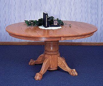2020 Single Pedestal Table 42x54 Or 48x60 Both Available With Within Dawna Pedestal Dining Tables (View 4 of 20)