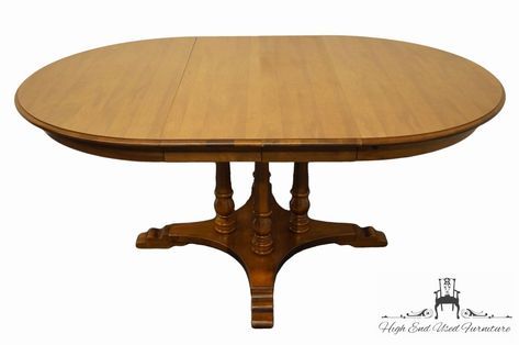 2020 Tabor 48'' Pedestal Dining Tables Inside Tell City Furniture Colonial Style 47" Round Pedestal (Photo 1 of 20)